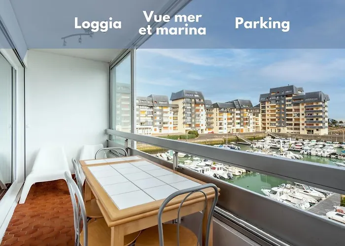Appartement Vue Mer Et Marina, Loggia - Parking
